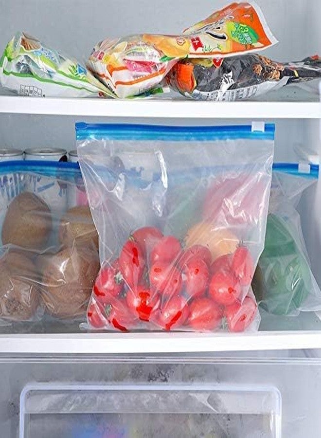 INKULTURE Multipurpose Reusable Plastic Slider Zipper Transparent Bag for Freezer and Office Storage Use,Size 12" X 16" XL (30 Bags, 1.5 L) - Image 2